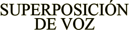 Superposición de Voz